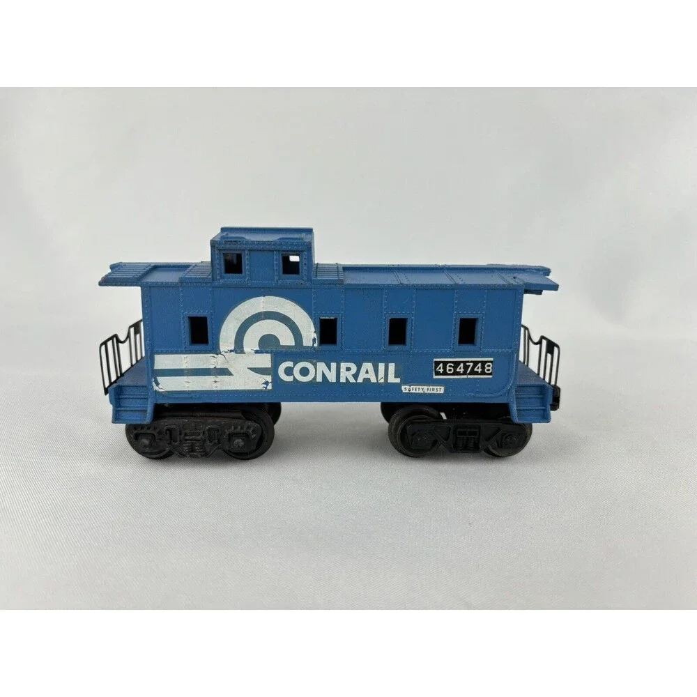 O Scale Blue Conrail Caboose 464748 - Bay Windows - Safety‎ First -